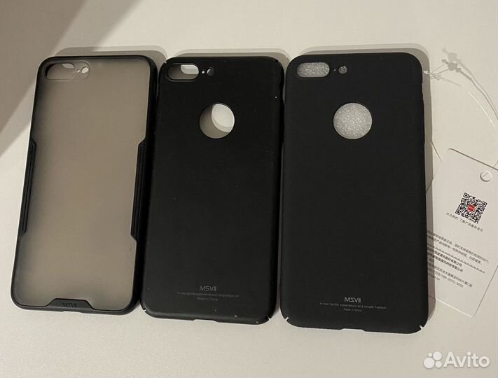 Стекло и чехол для iPhone 7 plus
