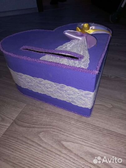 Свадебная коробка для открыток