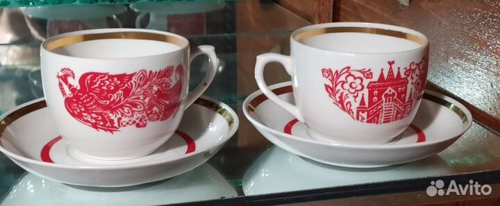 Чайная пара СССР дфз вербилки москва СССР