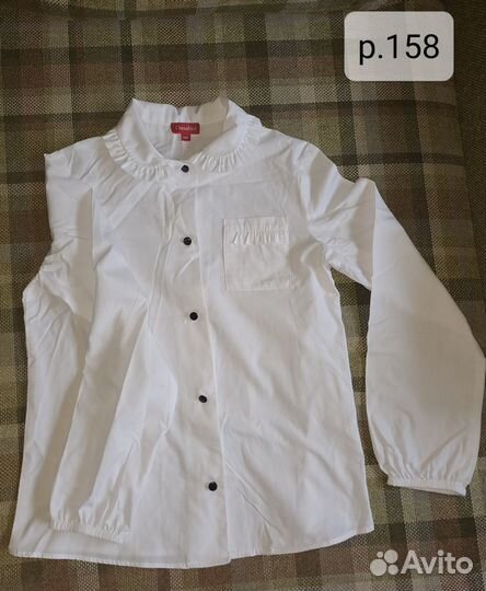 Блузка школьная р. 146, 152, 158