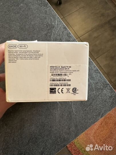 Тв приставка apple TV 4k 64GB