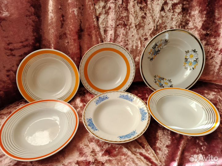 Тарелка Блюдце фарфор Прокопьевский фз, Владивост