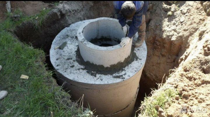 Септики из бетонных колец. Под ключ