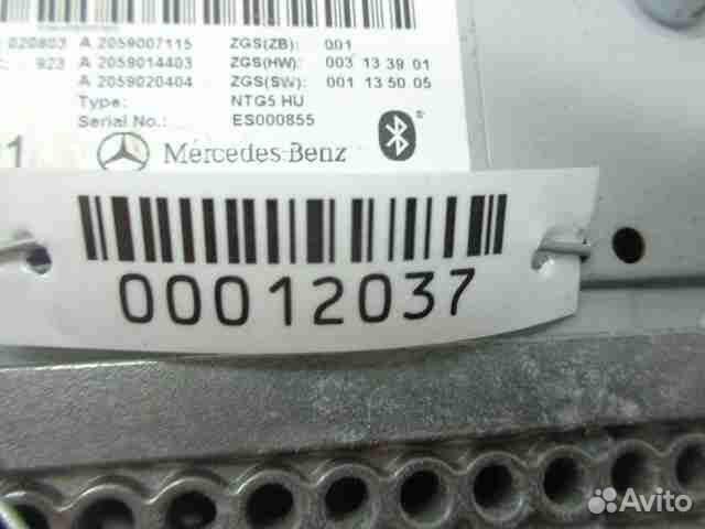 Магнитола, Mercedes C-klasse 2015