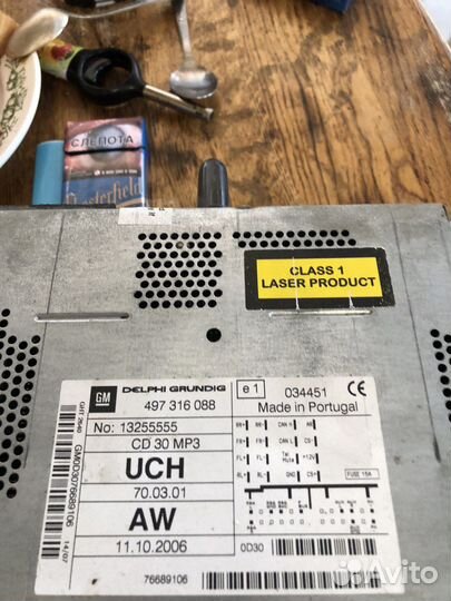 Магнитола на opel астра h