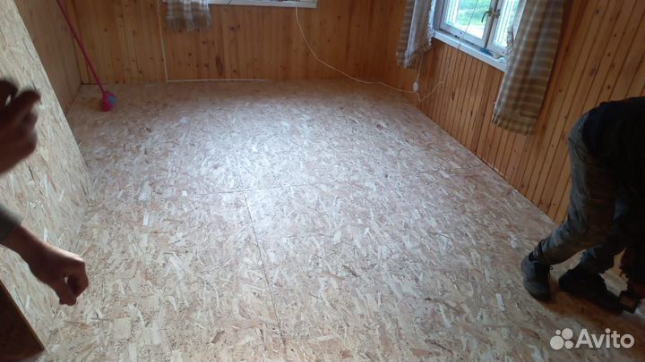 Замена пола, лаг венцов