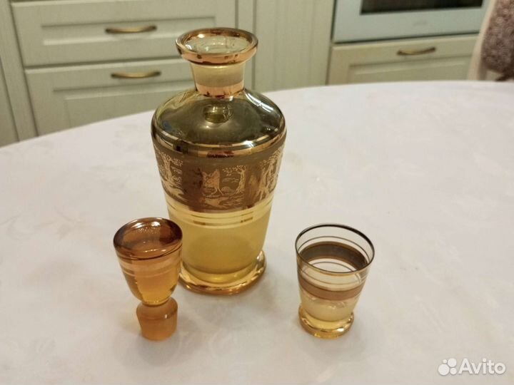 Графин цветное стекло чсср