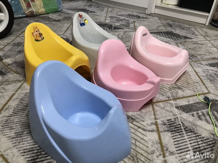 Горшок и накладки на унитаз детские