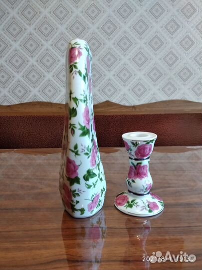 Комплекты Вазочка и подсвечник разные