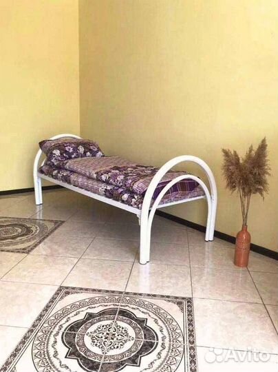 Кровать односпальная (металлическая) ко6