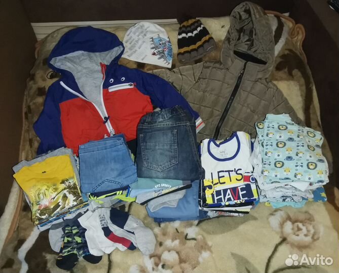 Вещи пакетом на мальчика 98-104