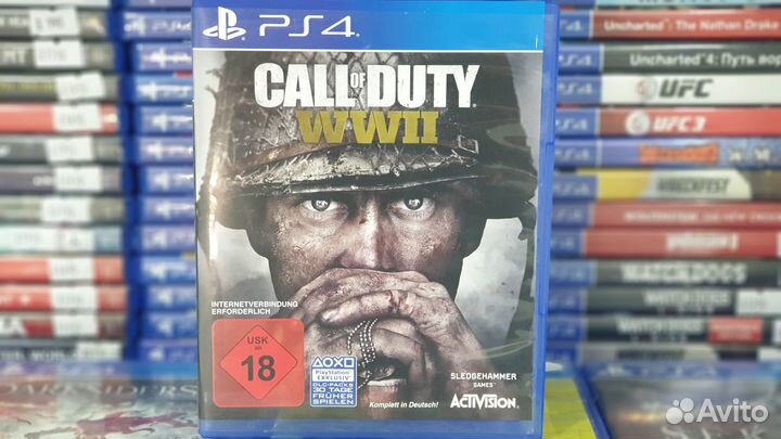 Диск PS4 Call of Duty wwii / Английский язык