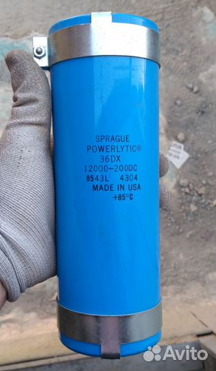 Конденсаторы aerovox Sprague powerlytic