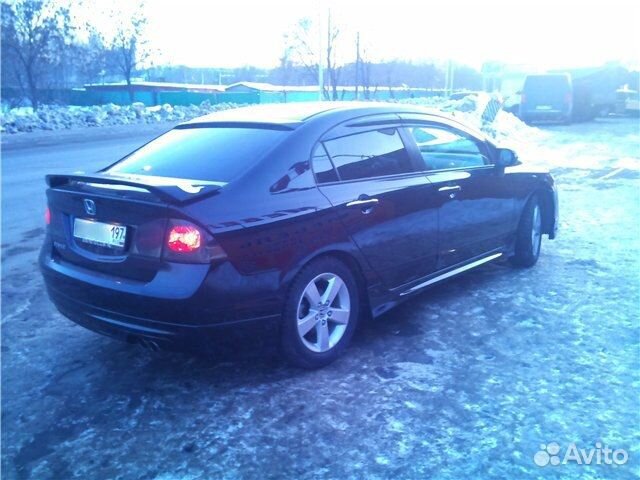 Козырек заднего стекла Honda civic 4d под покраску