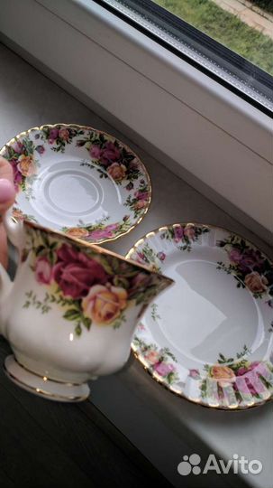 Чайное трио Royal Albert Old Country Roses