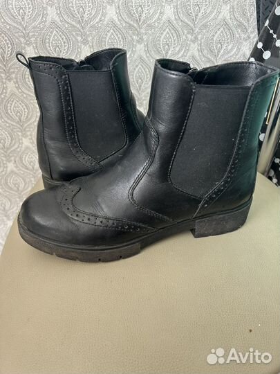 Полусапоги натуральная кожа