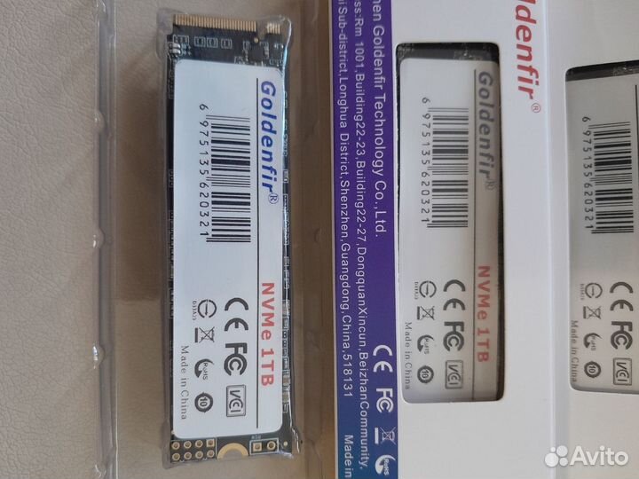 Новый ssd m2 nvme 1tb Goldenfir