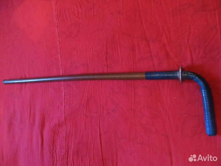 Трость - клюшка из металла