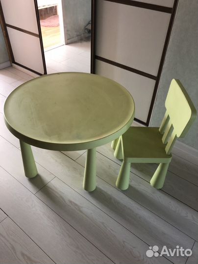 Детский сто и стул IKEA