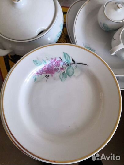Набор столовой посуды фарфор СССР