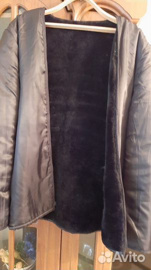 Кожаная куртка мужская бу
