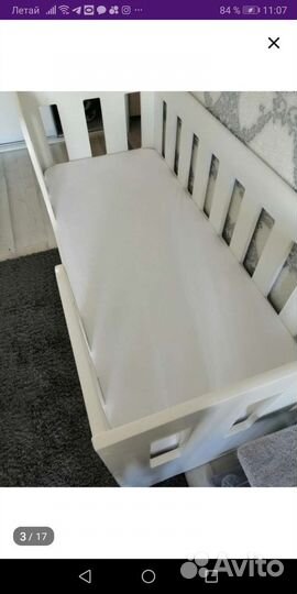 Наматрасник непромокаемый 60*140*25