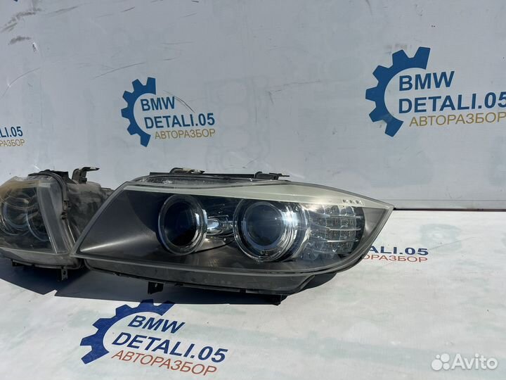 Передние фары BMW E90 рестайлинг