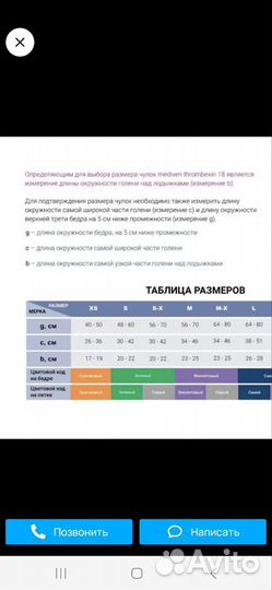 Компрессионные чулки 1 класс