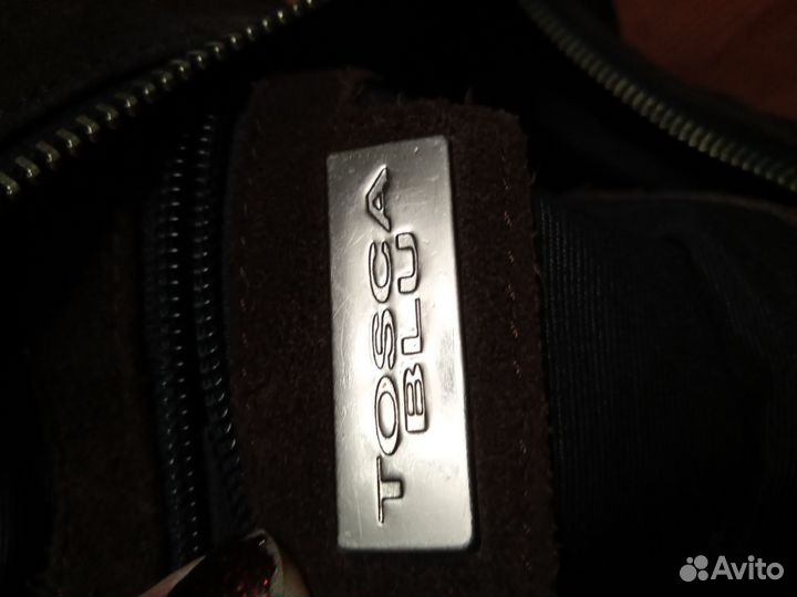 Сумка итальянская натуральная замша