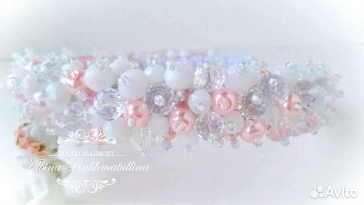 Ободок для волос ручной работы