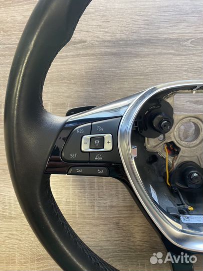 Руль volkswagen tiguan 2 с адаптивным круизом