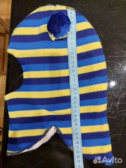 Шапка, шлем на мальчика хол.осень / зима