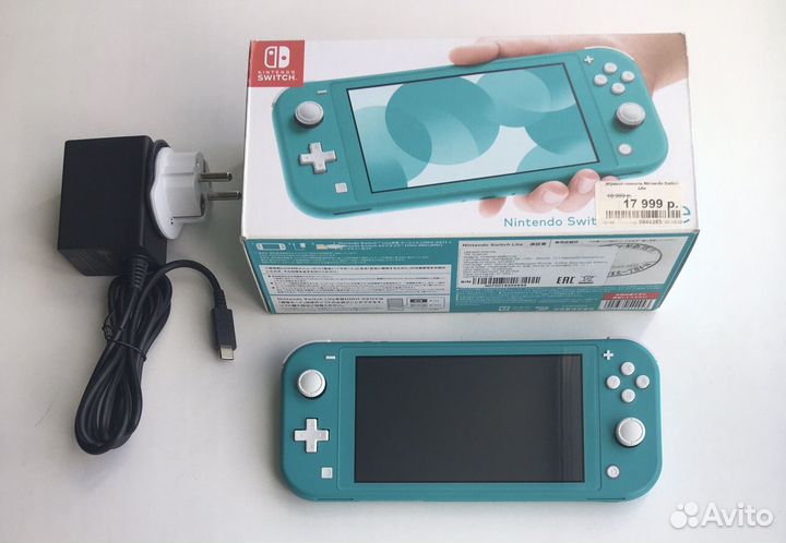 Nintendo Switch Lite прошитая чипом (идеал) + игры