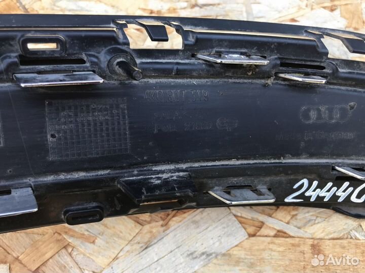 Накладка заднего бампера левая Audi A6 C8 2018-н.в