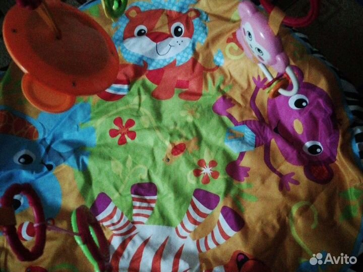 Развивающийся коврик, сидение для купания