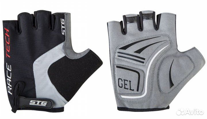 Велосипедные перчатки STG AL-03-202 p.S (черно-сер