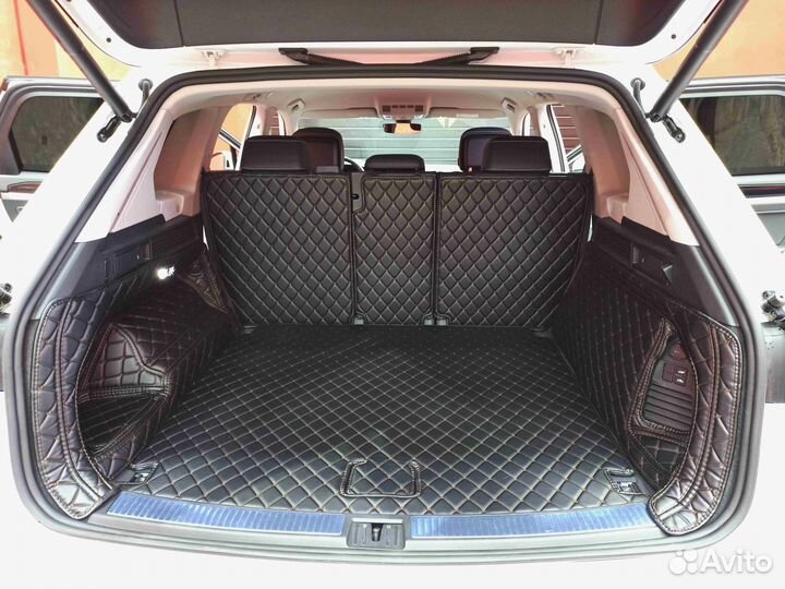 3Д коврики из экокожи volkswagen touareg Туарег