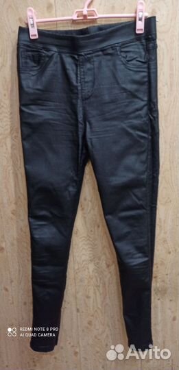 Юбка и брюки под кожу