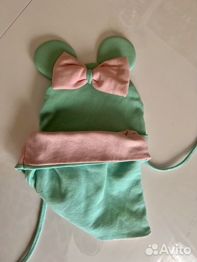 Комплект шапка и снуд детский