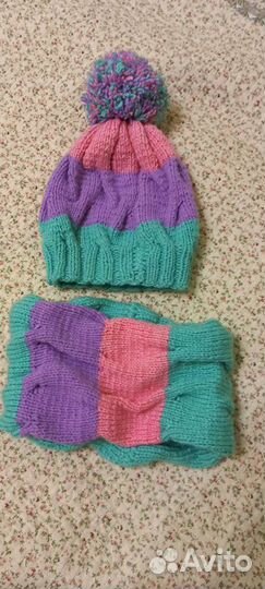 Шапка и снуд на осень. Новые