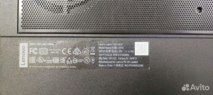 Ноутбук Lenovo Legion Y530-15inch+аксессуары