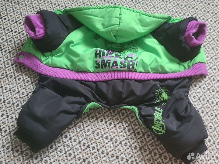 Комбинезон для маленькой собаки зима