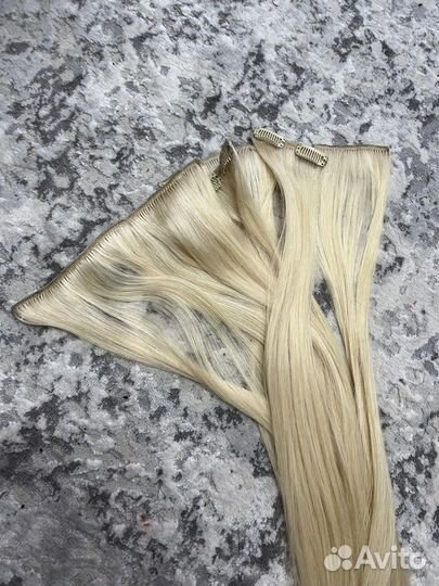 Волосы на заколках hairshop натуральные