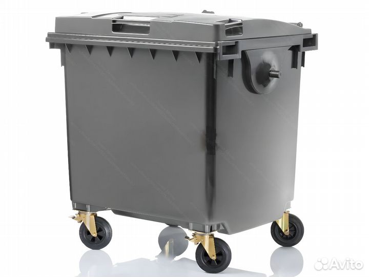 Бак мусорный пластиковый 1100л 1.1-1227