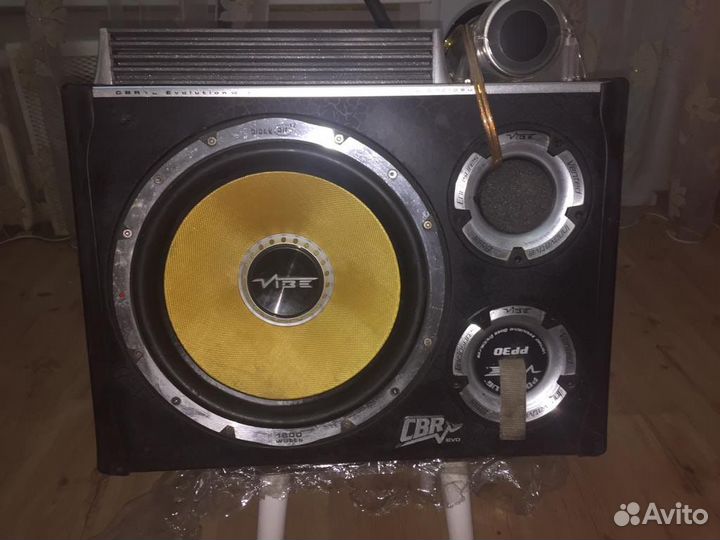 Сабвуфер и усилитель vibe CBR 12 active EVO