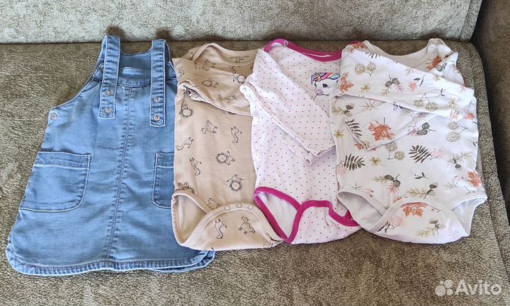 Детские вещи на девочку пакетом 80-86р