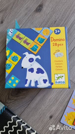 Тактильное лото Ферма от Djeco и Лото