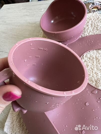 Набор силиконовой посуды для ребенка