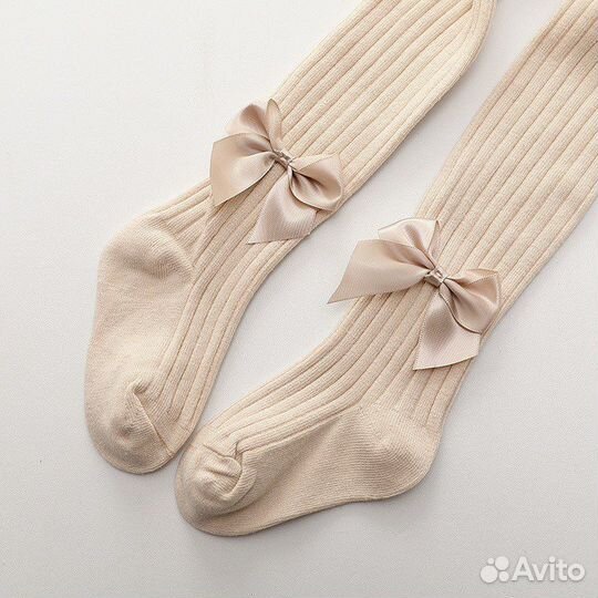 Колготки с бантиками детские