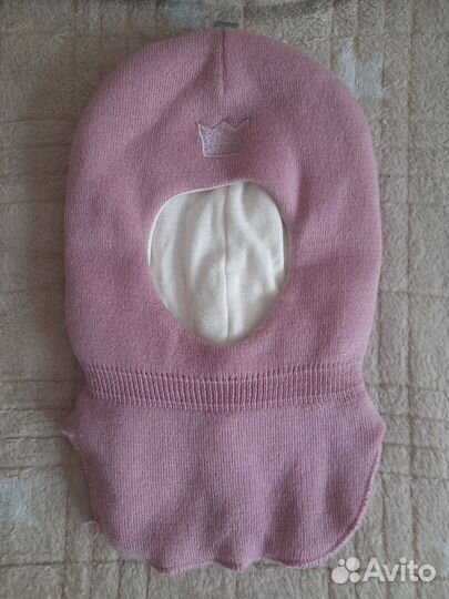 Шапка шлем 50-52 девочке